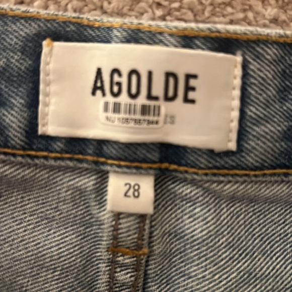 AGOLDE Parker long cutoff short - Picture 2 of 5